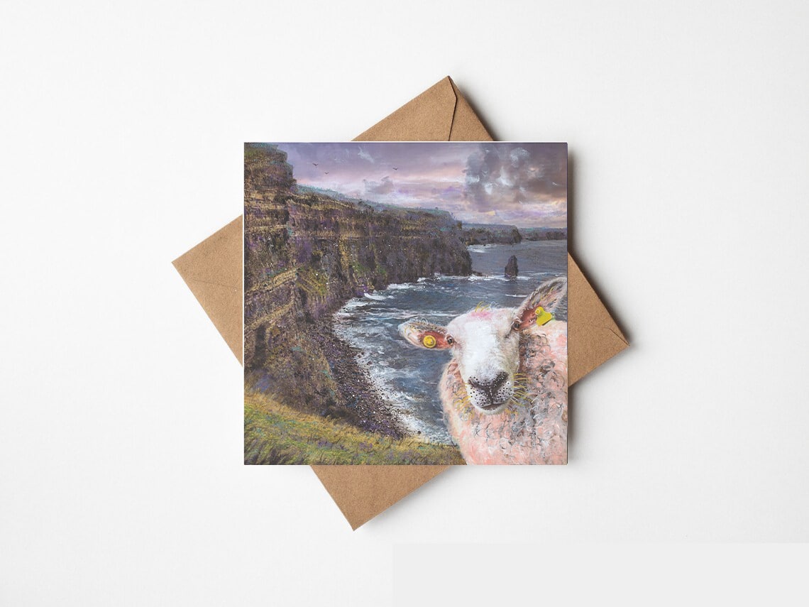 Living on the edge - Ireland - The Greeting card