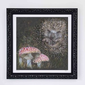 FRAMED Limited Edition Print THE BORN WILD COLLECTION – The Hedgehug