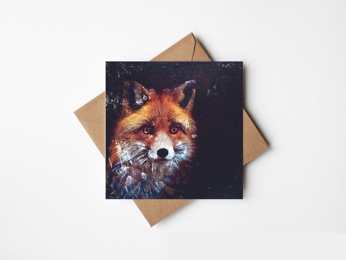 Mystic Fox - The Greeting Card