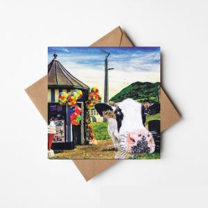 Moo Selfie On Bray Prom- The Greeting Card