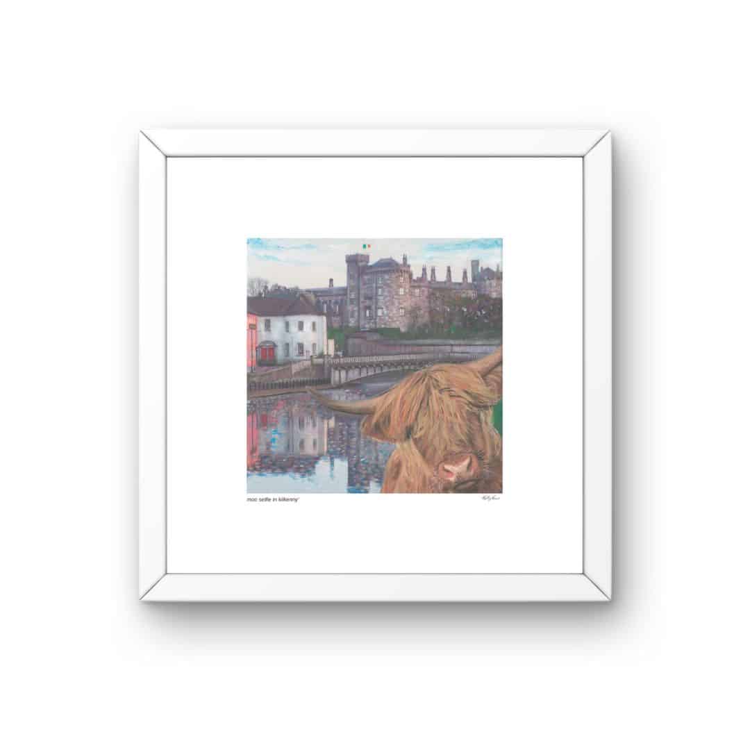 Limited Edition Print THE BORN Mucky COLLECTION – Moo Selfie in Kilkenny